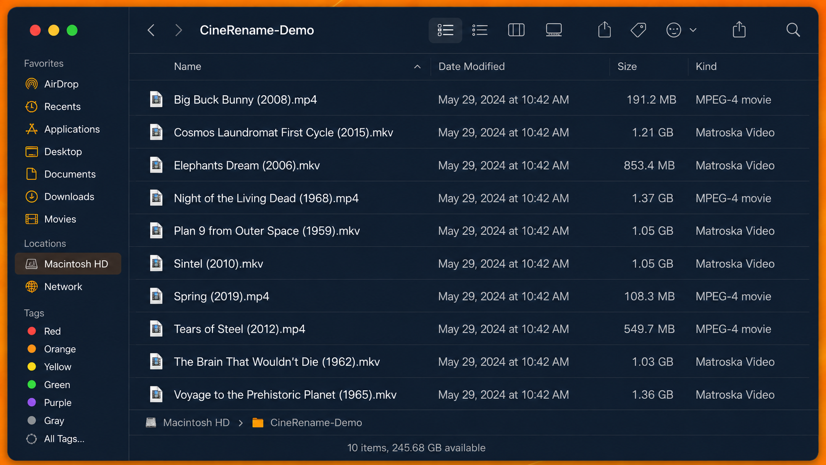 Final library organized and ready for Plex and Jellyfin