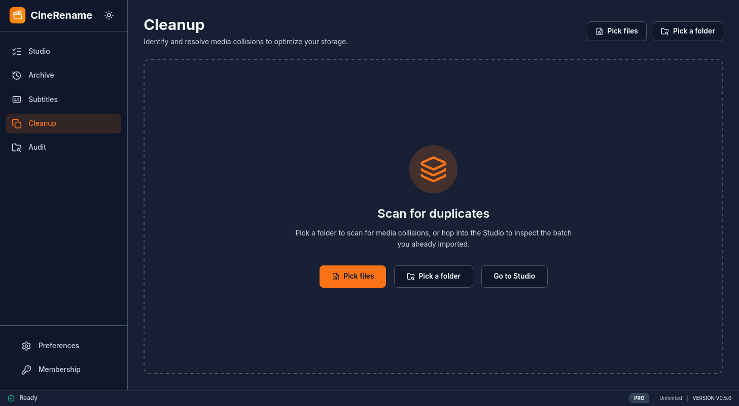 Duplicates clusters preview